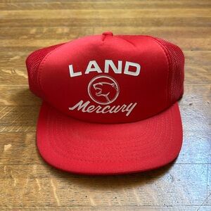 Vintage Land Mercury Snapback / Trucker Style Mesh / 80s / 90s
